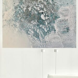 Stylish modern interior featuring abstract art and minimalist decor for elegant living.